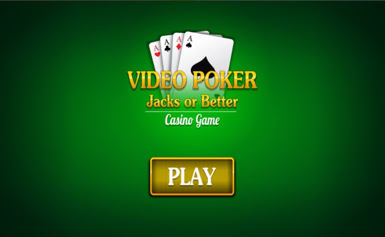 Video Poker Spiel Bildschirmschoner